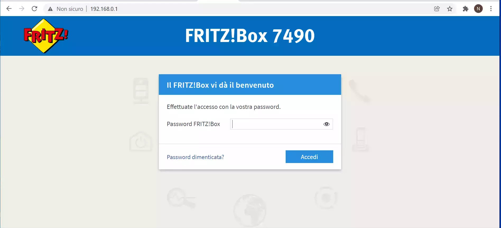 Fritzbox smartphone configuration