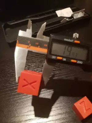 3d printing - Flyingbear Ghost - Z axis steps calibration - after