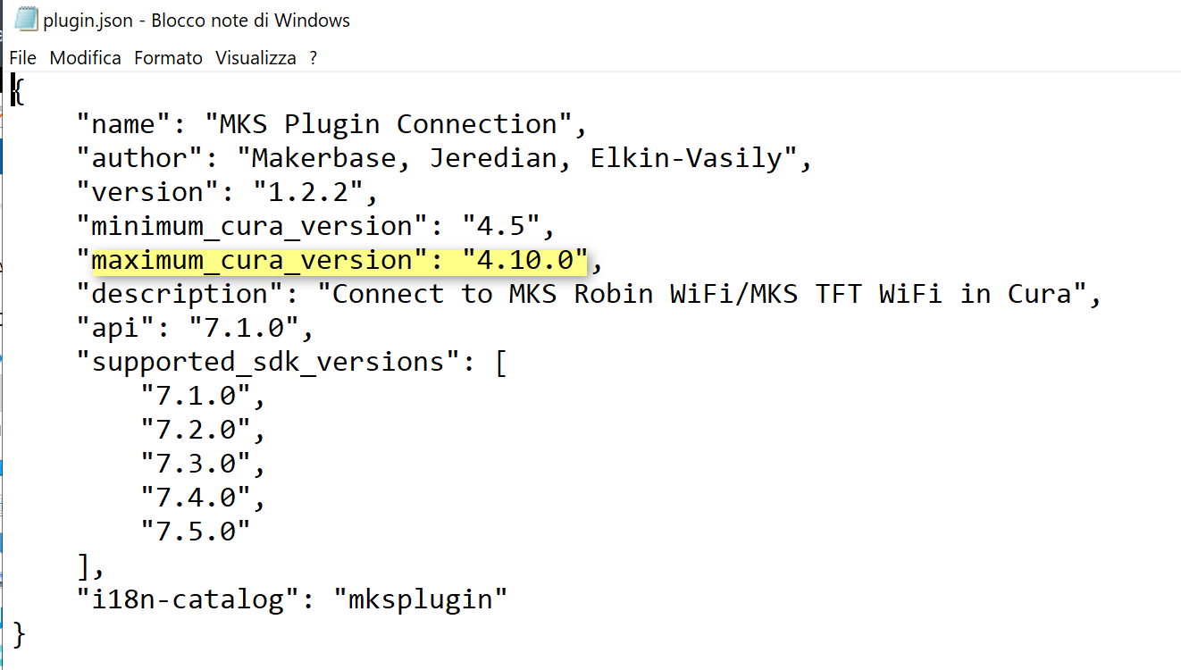 mks wifi json modificato